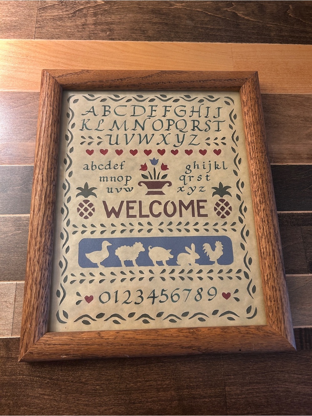 Framed Welcome Print